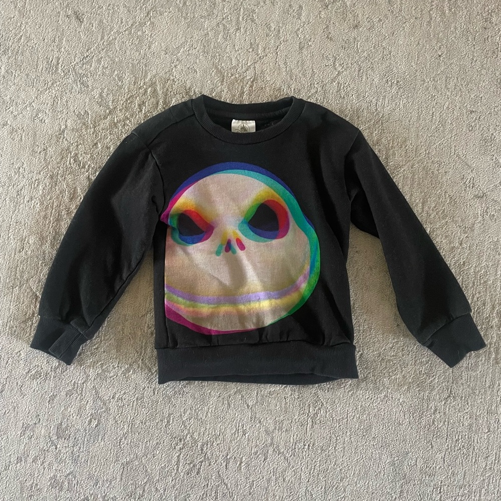 Disney Store Jack Skellington Sweater Kids XS